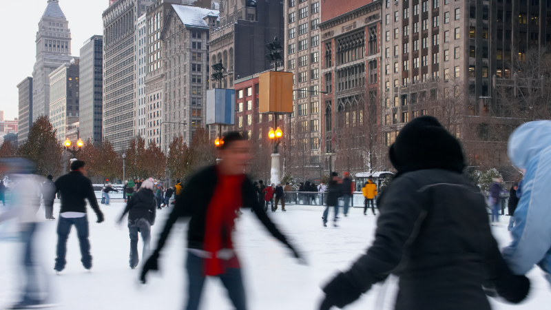 Skate at Millennium Park - Things to do in Chicago in November 2024