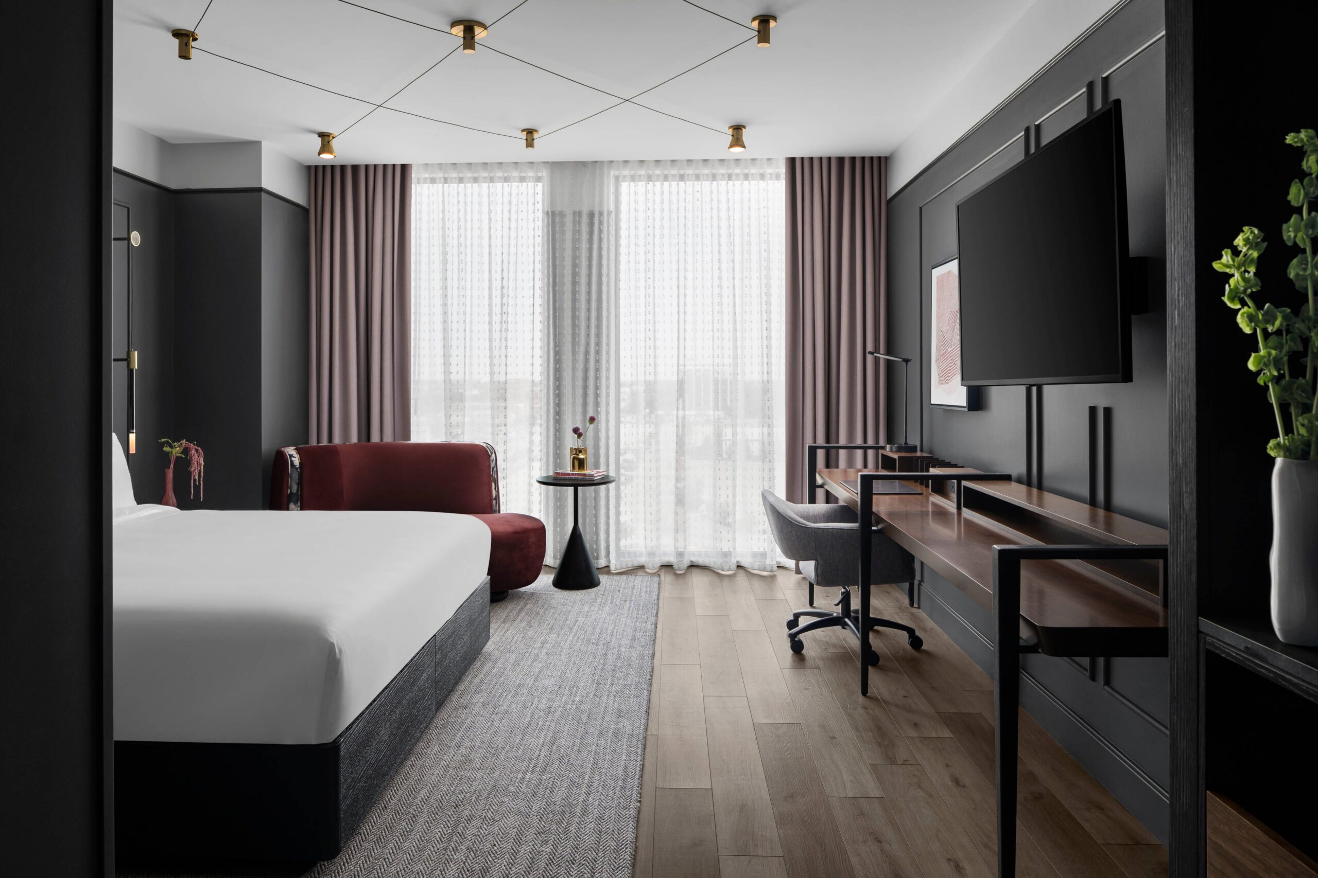 Hotel room at Renaissance Milwaukee West Hotel — Chicago hotels worth the stay