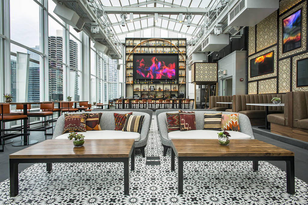 ROOF on theWit rooftop bar Chicago hotels